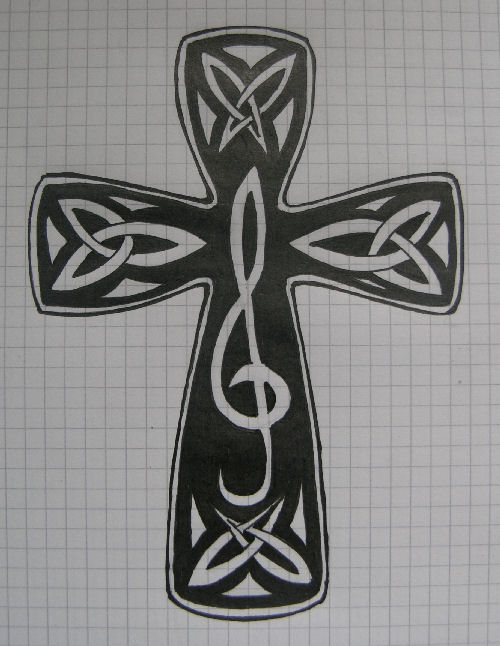 Cross Tattoos Stencils